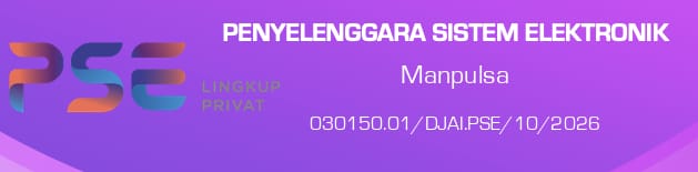 Terdaftar PSE Komdigi — Manpulsa